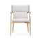 E008 Embrace Outdoor Dining Chair  option Agora Life Oat 1760