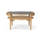 Sideways Coffee Table  option Oak Oil / Black Laminate