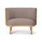 Sideways Lounge Chair  option Oak Oil / Fiord 551