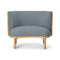 Sideways Lounge Chair  option Oak Oil / Fiord 751