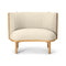 Sideways Lounge Chair  option Oak Oil / Hallingdal 65 100