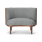 Sideways Lounge Chair  option Walnut Oil / Hallingdal 65 116