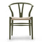 CH24 Wishbone Chair Soft Colors  option Olive Green