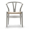 CH24 Wishbone Chair Soft Colors  option Silver Gray