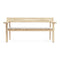 Timbur Outdoor Bench  option Agora Life Oat 1760