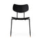 VLA26 Vega Dining Chair  option Oak / Painted Black