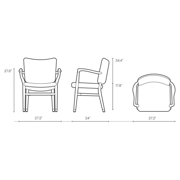 VLA61 Monarch Armchair