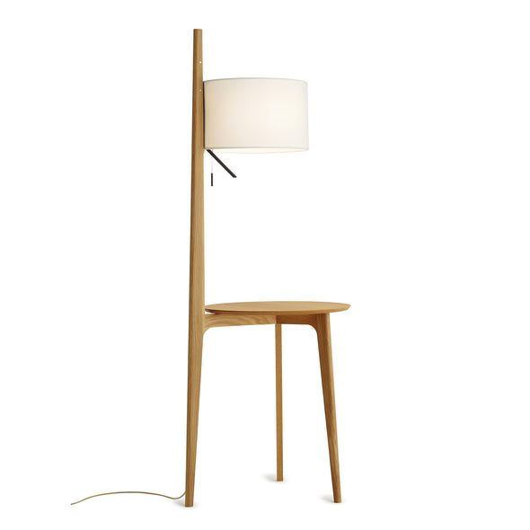 Carla Floor Lamp with Side Table