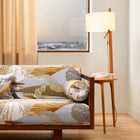 Carla Floor Lamp with Side Table