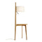 Carla Floor Lamp with Side Table  option Beige Linen