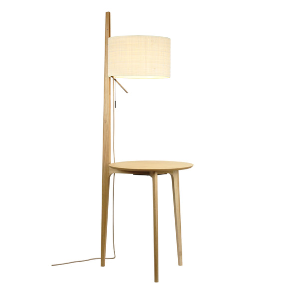 Carla Floor Lamp with Side Table