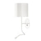 Hotel- Python Round Wall Light  option White