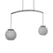 Mei Mobile Linear Pendant Light  option Black