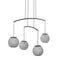 Mei Mobile Multi-Light Pendant Light  option Black