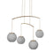 Mei Mobile Multi-Light Pendant Light  option Gold