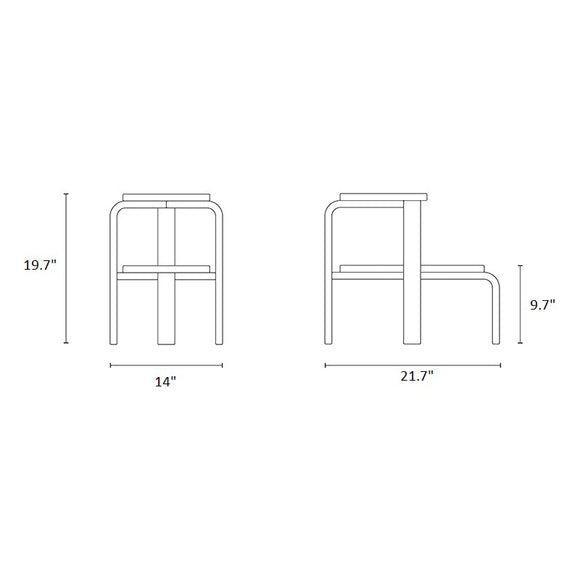 Altura Step Stool/Side Table