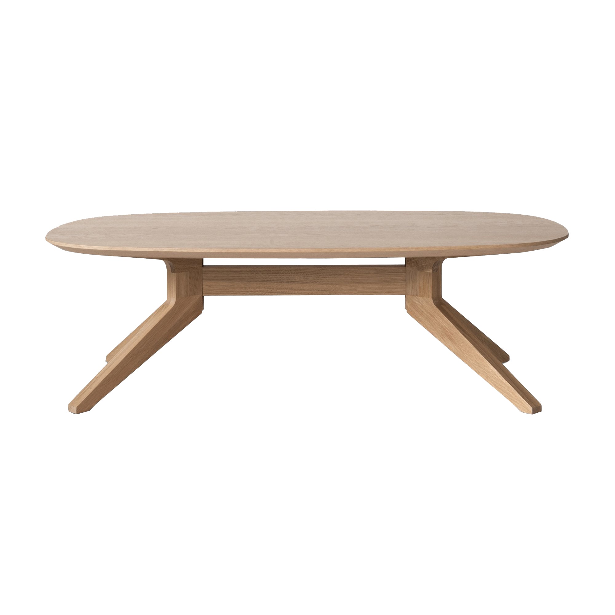 Case Furniture Cross Oval Coffee Table 2Modern