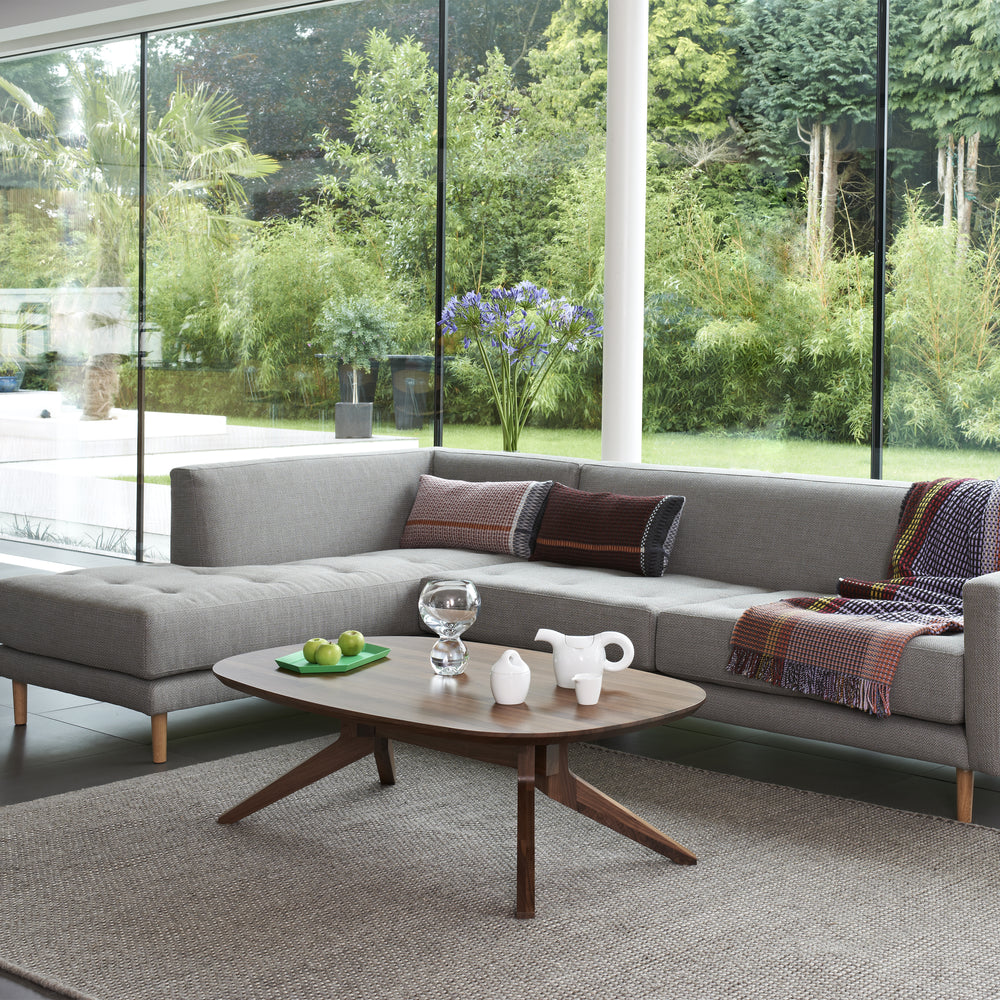 Cross Oval Coffee Table