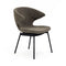 Ella Dining Chair with Tubular Legs  option Pepper Boucle