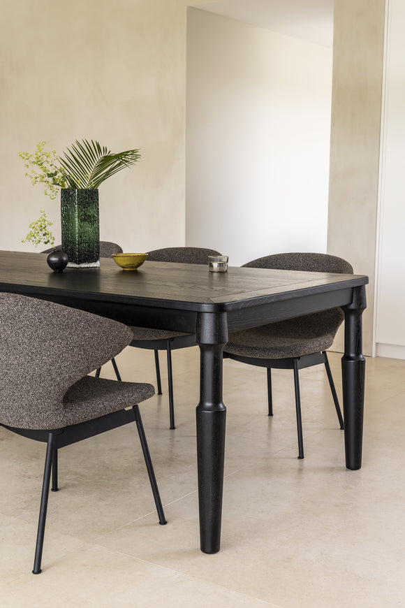 Ella Dining Chair with Tubular Legs