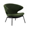 Ella Lounge Chair with Tubular Legs  option Moss Boucle