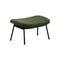 Ella Ottoman with Tubular Legs  option Black