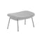 Ella Ottoman with Tubular Legs  option Chalk Boucle
