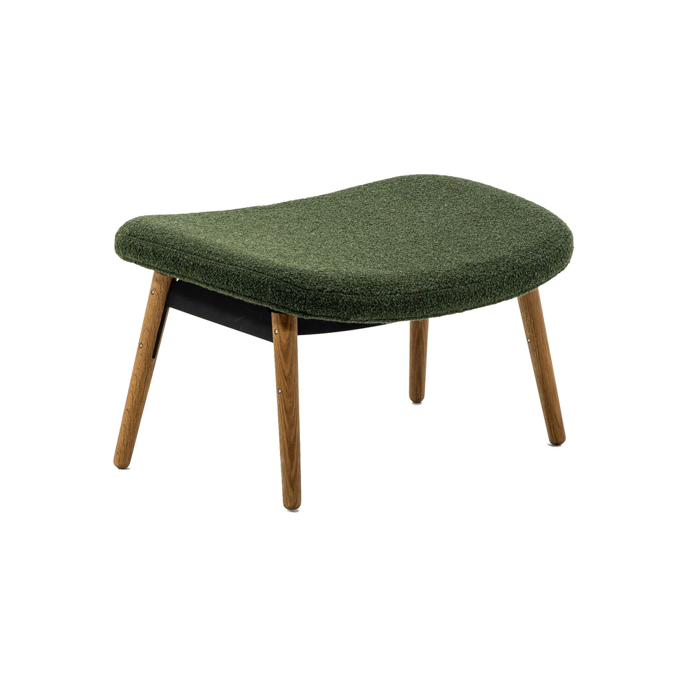 Ella Ottoman with Wood Legs