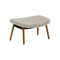 Ella Ottoman with Wood Legs  option Oak