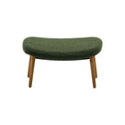Ella Ottoman with Wood Legs
