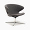 Ella Swivel Lounge Chair  option Slate