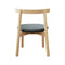 Oki-Nami Dining Chair  option Oak