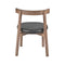 Oki-Nami Dining Chair  option Walnut
