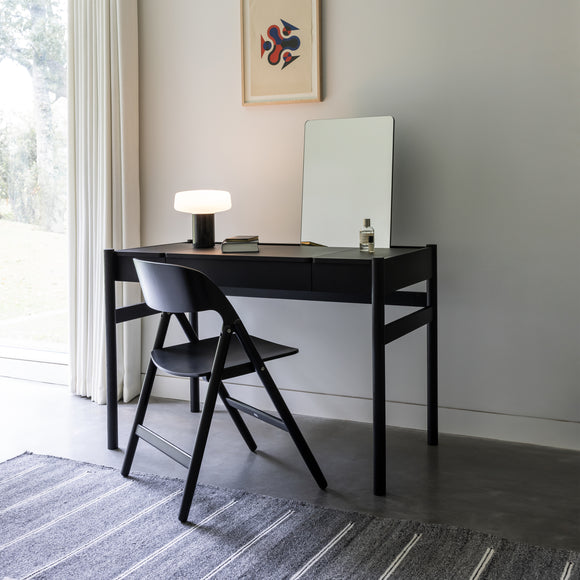 Case Furniture Pala Dressing Table/Desk in Black Case Furniture Pala Dressing Table/Desk in Black