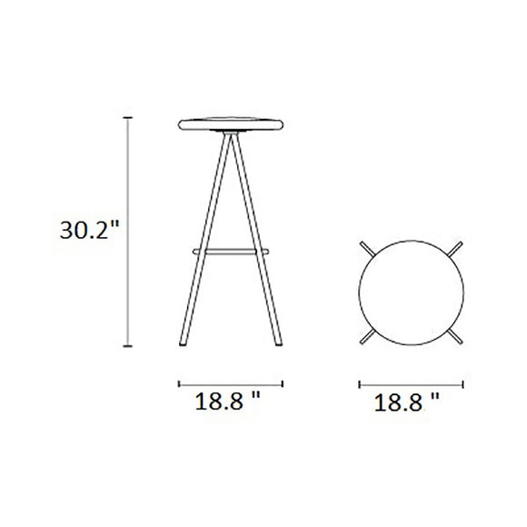 Quad-Space Stool