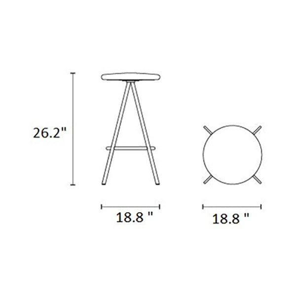 Quad-Space Stool