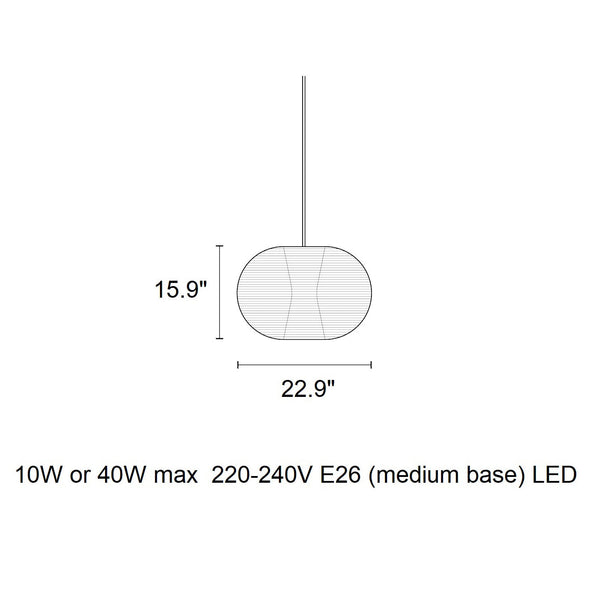 Rubin Round Pendant Light