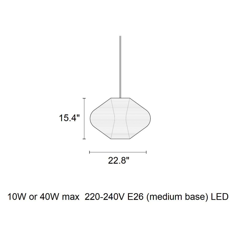Rubin Taper Pendant Light