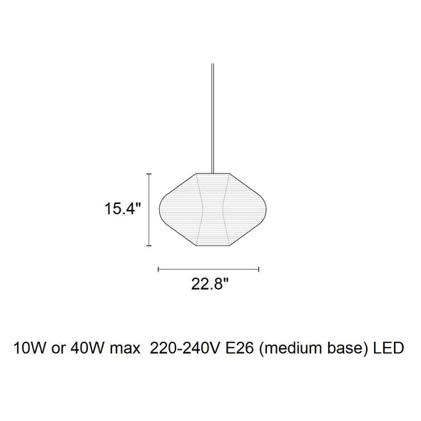 Rubin Taper Pendant Light