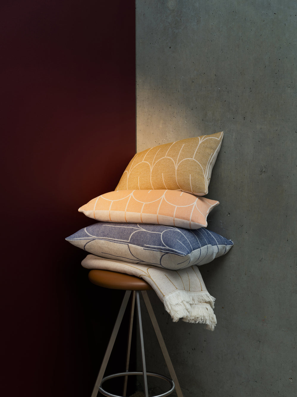 Scales Throw Pillow Cover