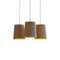 Solid Cone Cluster Pendant Light  option 3 Lights