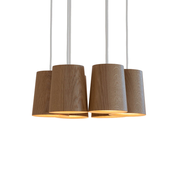 Solid Cone Cluster Pendant Light