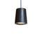 Solid Cone Pendant Light  option Black Stained Oak