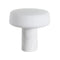 Solid Marble Rechargeable Table Lamp  option Carrara Marble