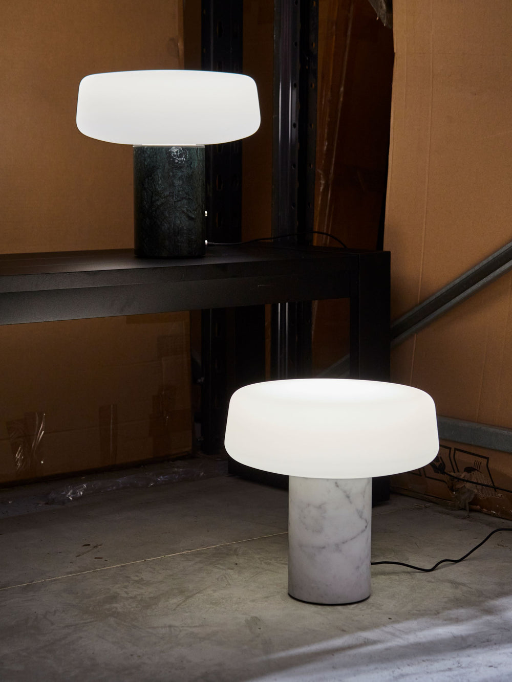Solid Marble Rechargeable Table Lamp