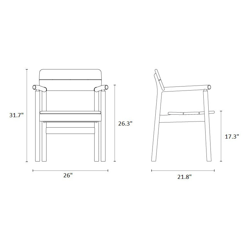 Tanso Outdoor Armchair