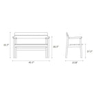 Tanso Outdoor Bench