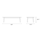 Tanso Outdoor Rectangular Dining Table