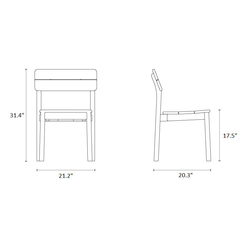 Tanso Outdoor Side Chair