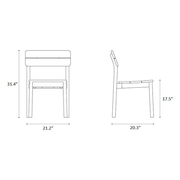 Tanso Outdoor Side Chair